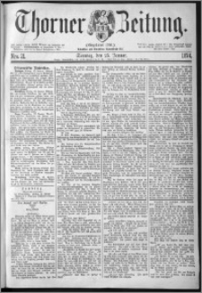 Thorner Zeitung 1874, Nro. 21 + Beilage