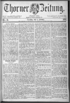 Thorner Zeitung 1874, Nro. 28