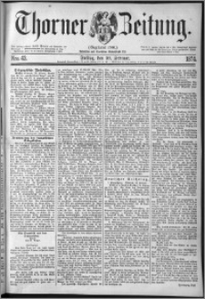 Thorner Zeitung 1874, Nro. 43