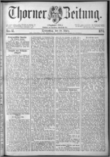 Thorner Zeitung 1874, Nro. 66