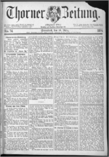 Thorner Zeitung 1874, Nro. 74