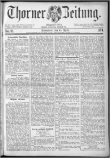 Thorner Zeitung 1874, Nro. 91