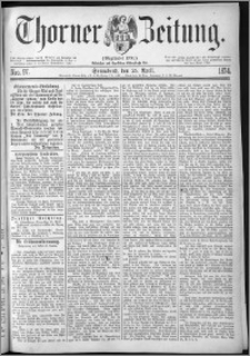 Thorner Zeitung 1874, Nro. 97