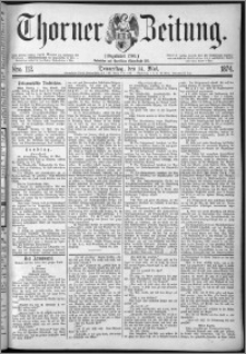 Thorner Zeitung 1874, Nro. 112