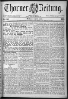 Thorner Zeitung 1874, Nro. 145