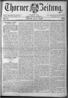 Thorner Zeitung 1874, Nro. 187