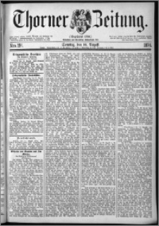 Thorner Zeitung 1874, Nro. 191