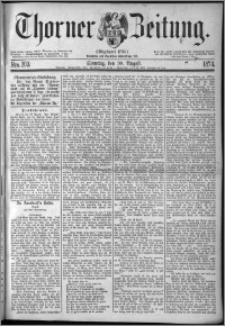 Thorner Zeitung 1874, Nro. 203