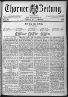 Thorner Zeitung 1874, Nro. 205