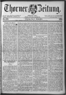 Thorner Zeitung 1874, Nro. 209