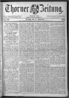Thorner Zeitung 1874, Nro. 227 + Beilage