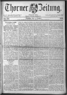 Thorner Zeitung 1874, Nro. 234