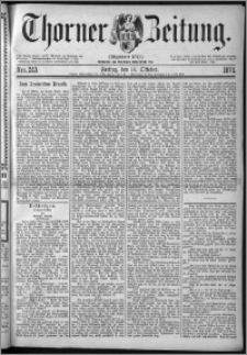 Thorner Zeitung 1874, Nro. 243