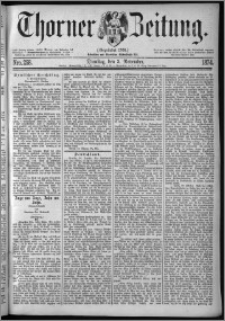 Thorner Zeitung 1874, Nro. 258