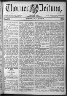 Thorner Zeitung 1874, Nro. 262