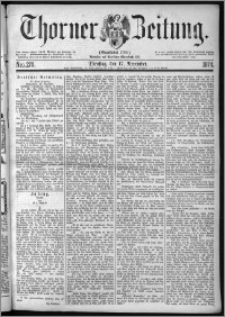 Thorner Zeitung 1874, Nro. 270