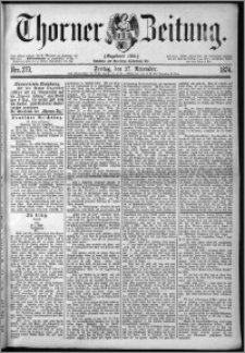 Thorner Zeitung 1874, Nro. 279