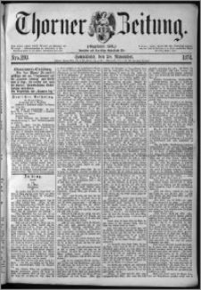 Thorner Zeitung 1874, Nro. 280