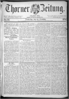 Thorner Zeitung 1874, Nro. 302