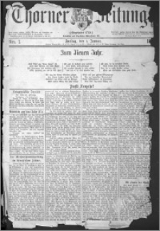 Thorner Zeitung 1875, Nro. 1