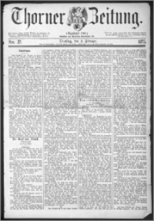 Thorner Zeitung 1875, Nro. 27