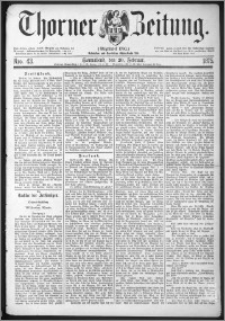 Thorner Zeitung 1875, Nro. 43