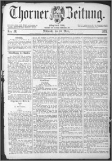 Thorner Zeitung 1875, Nro. 58