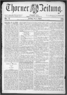 Thorner Zeitung 1875, Nro. 82