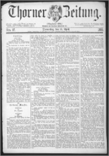 Thorner Zeitung 1875, Nro. 87