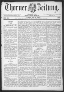 Thorner Zeitung 1875, Nro. 91