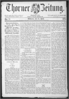 Thorner Zeitung 1875, Nro. 97