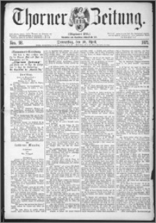 Thorner Zeitung 1875, Nro. 98