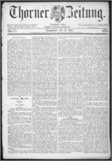 Thorner Zeitung 1875, Nro. 111