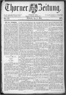 Thorner Zeitung 1875, Nro. 113
