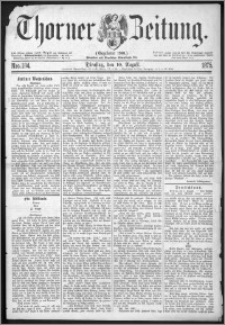 Thorner Zeitung 1875, Nro. 184