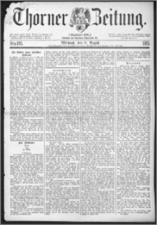 Thorner Zeitung 1875, Nro. 185