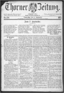 Thorner Zeitung 1875, Nro. 204