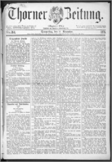 Thorner Zeitung 1875, Nro. 264