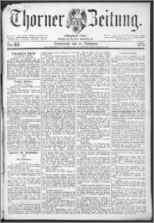 Thorner Zeitung 1875, Nro. 266