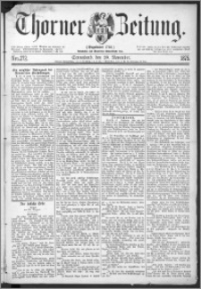 Thorner Zeitung 1875, Nro. 272