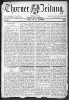 Thorner Zeitung 1875, Nro. 274