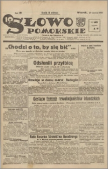 Słowo Pomorskie 1939.06.27 R.19 nr 145