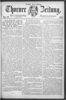 Thorner Zeitung 1873, Nro. 47