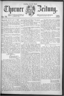 Thorner Zeitung 1873, Nro. 94