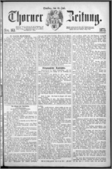 Thorner Zeitung 1873, Nro. 163 + Extra Beilage