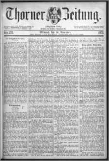 Thorner Zeitung 1873, Nro. 278