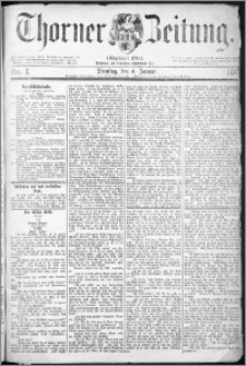 Thorner Zeitung 1876, Nro. 2