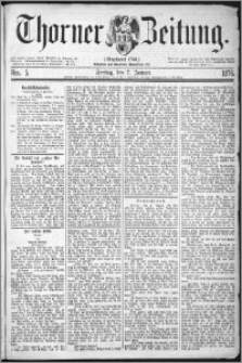 Thorner Zeitung 1876, Nro. 5