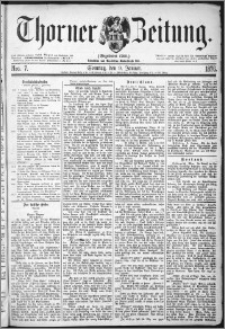 Thorner Zeitung 1876, Nro. 7