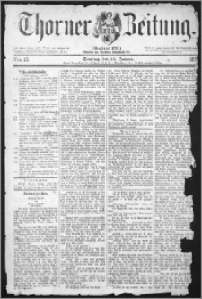 Thorner Zeitung 1876, Nro. 13